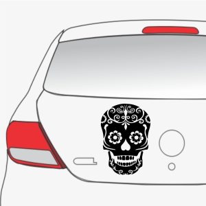 sticker auto skull9562
