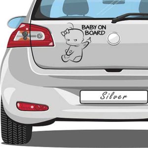 sticker auto small baby on board11224